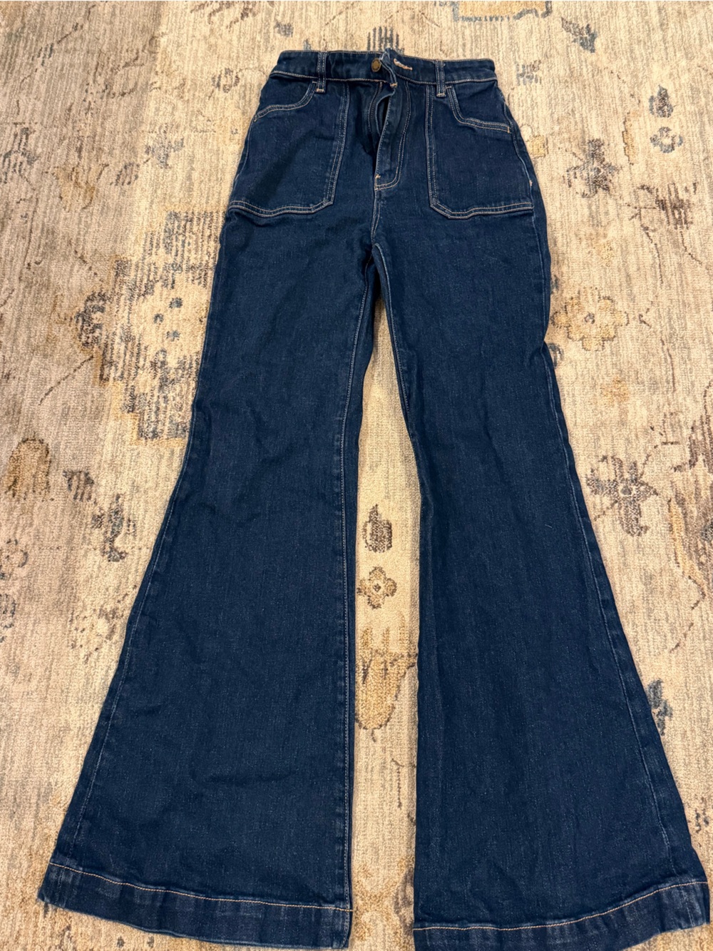 ROLLA'S Indigo Wide-Leg Flare Jeans